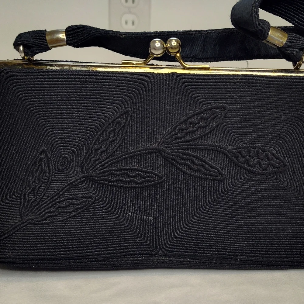 Genuine 1940's Corde' Art Deco Era Evening Purse. - Picture 12 of 13